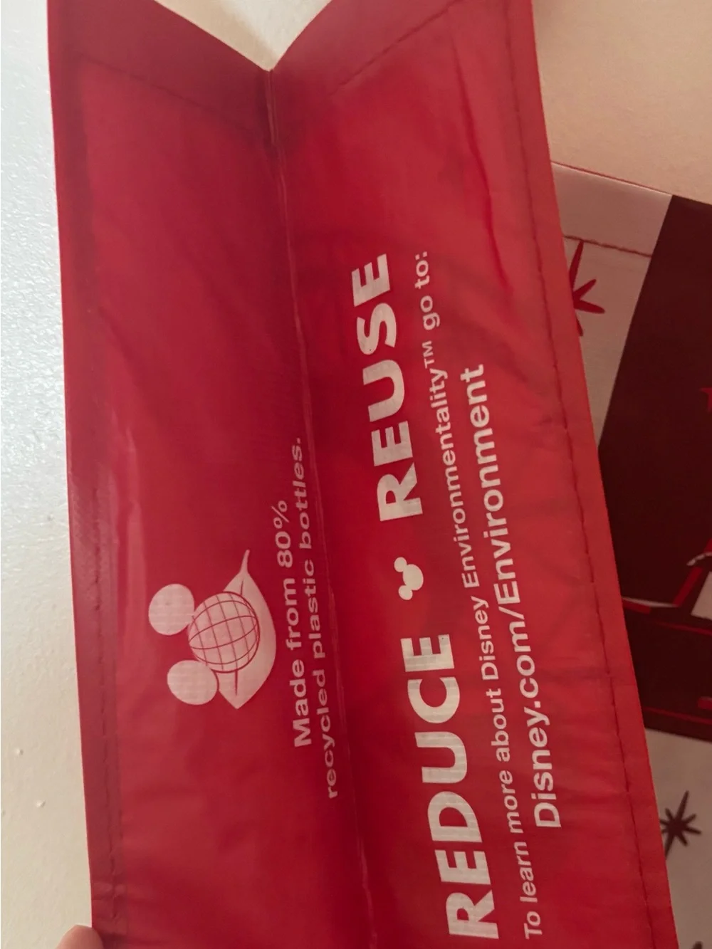 Disney California Adventure Red Mickey Ferris Wheel Tote